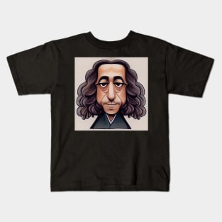 Baruch Spinoza | Comics Style Kids T-Shirt